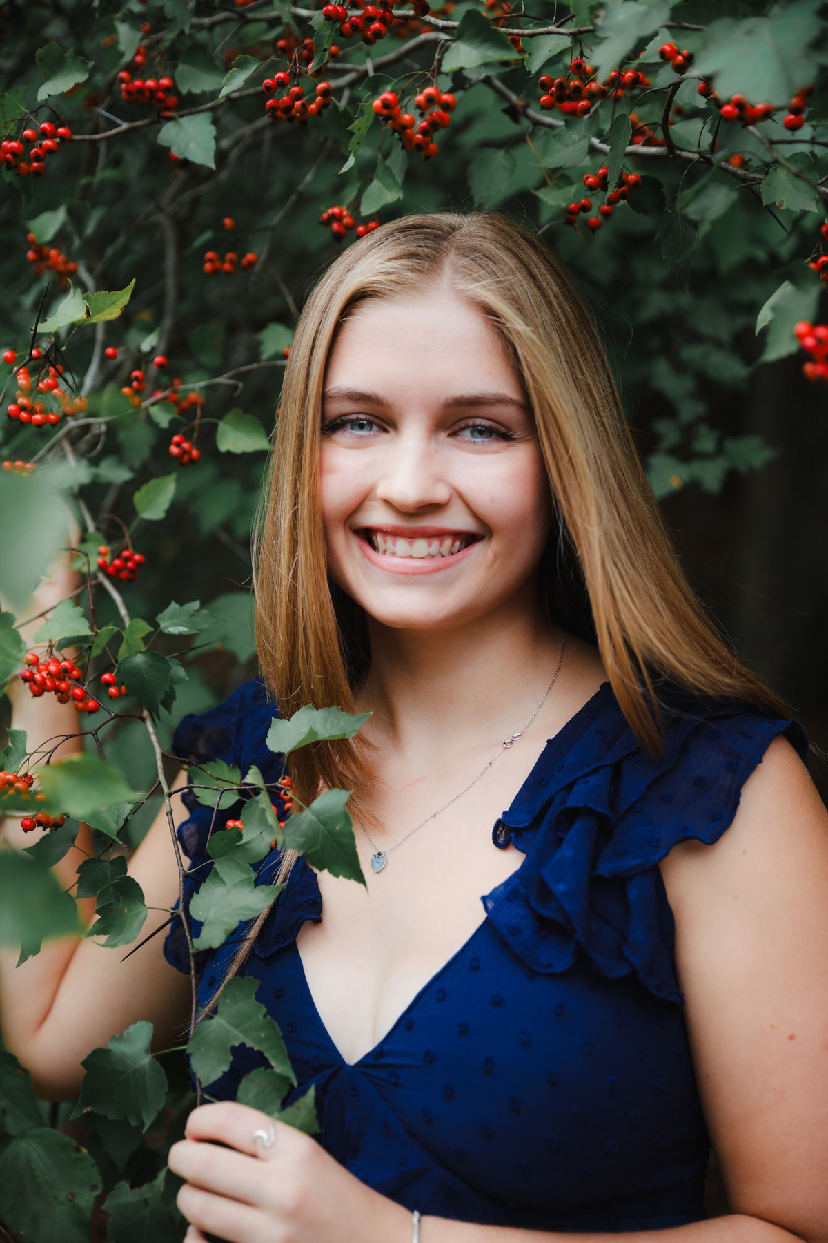 Senior portrait detail