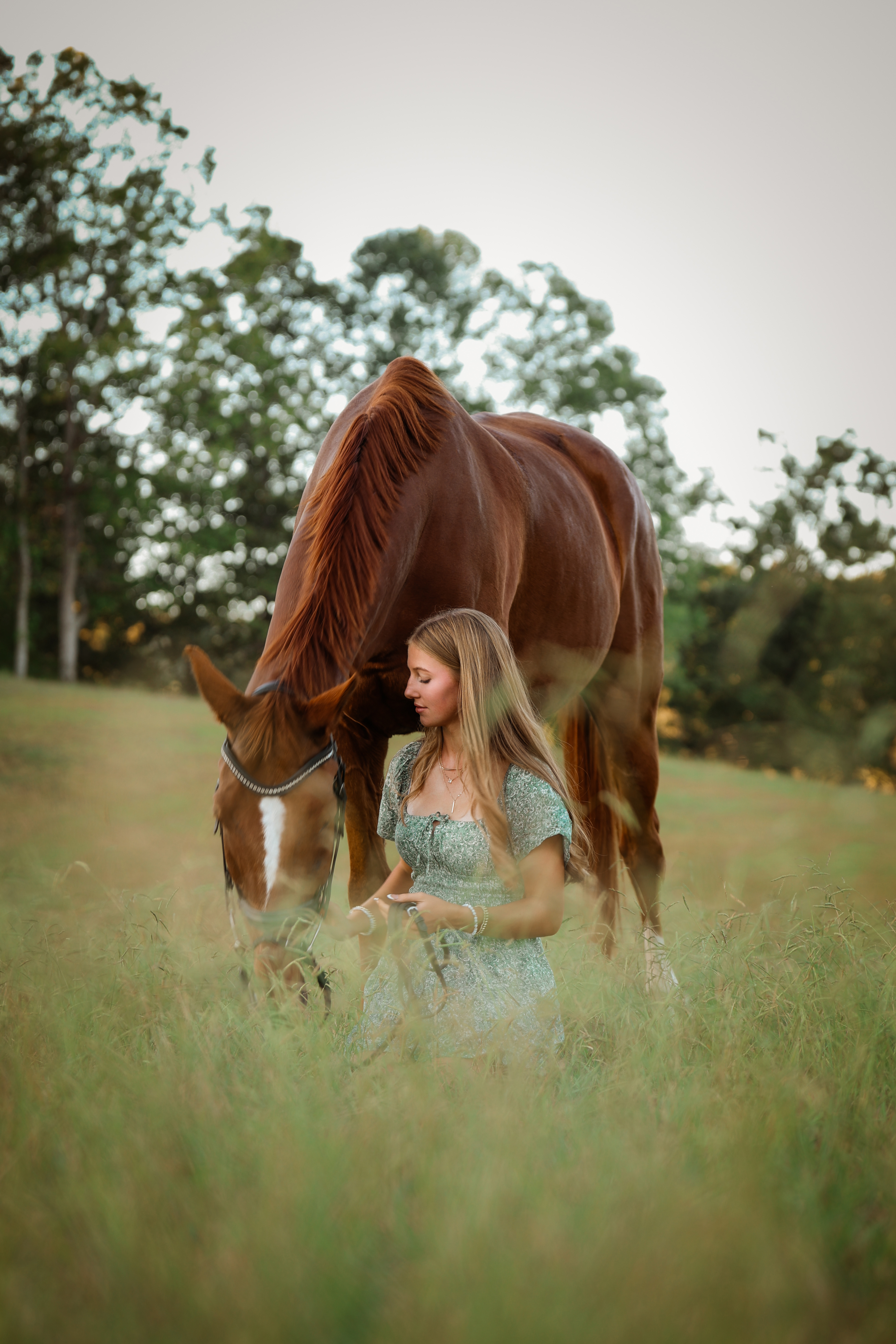 Shayna with her horse